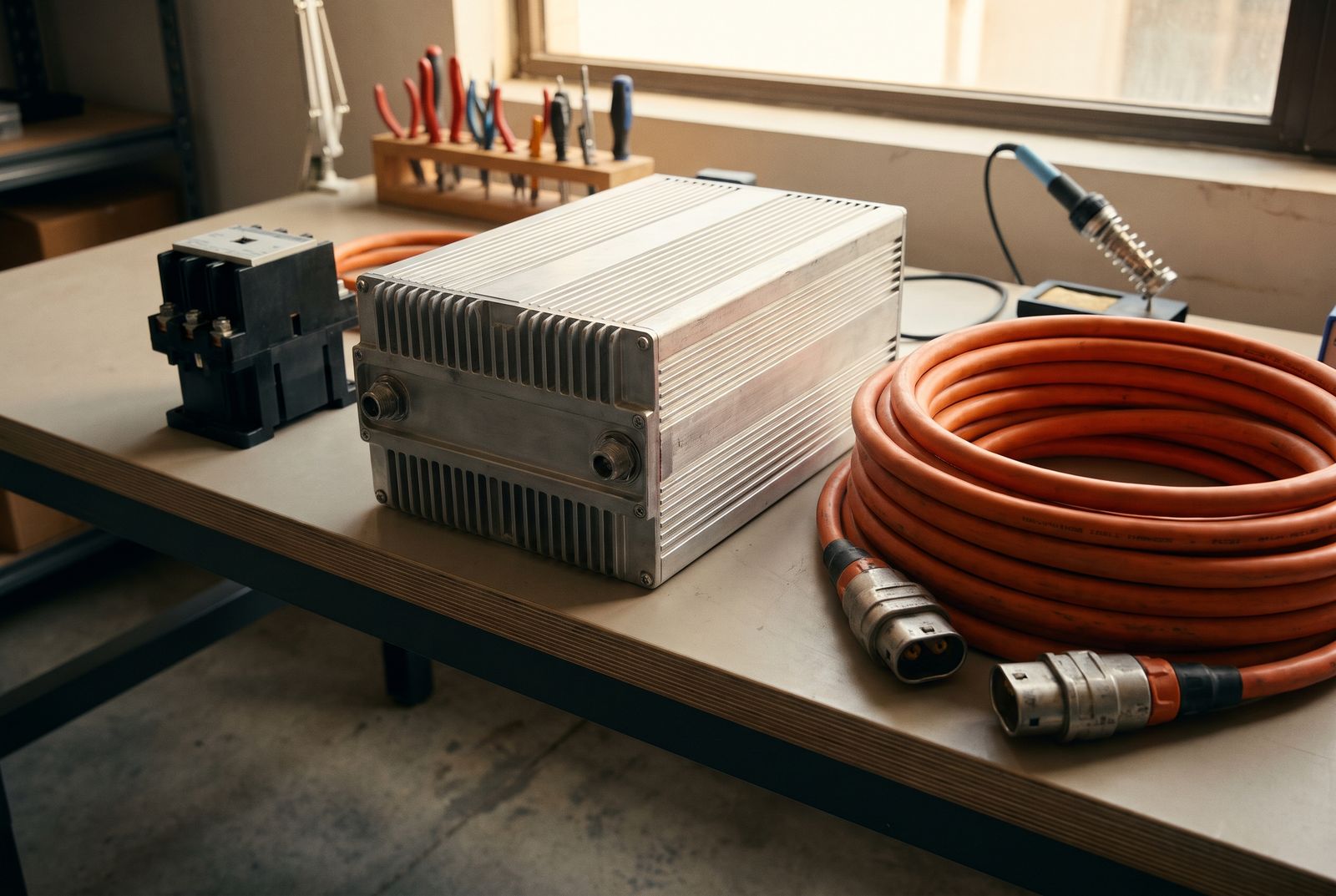 High-voltage components